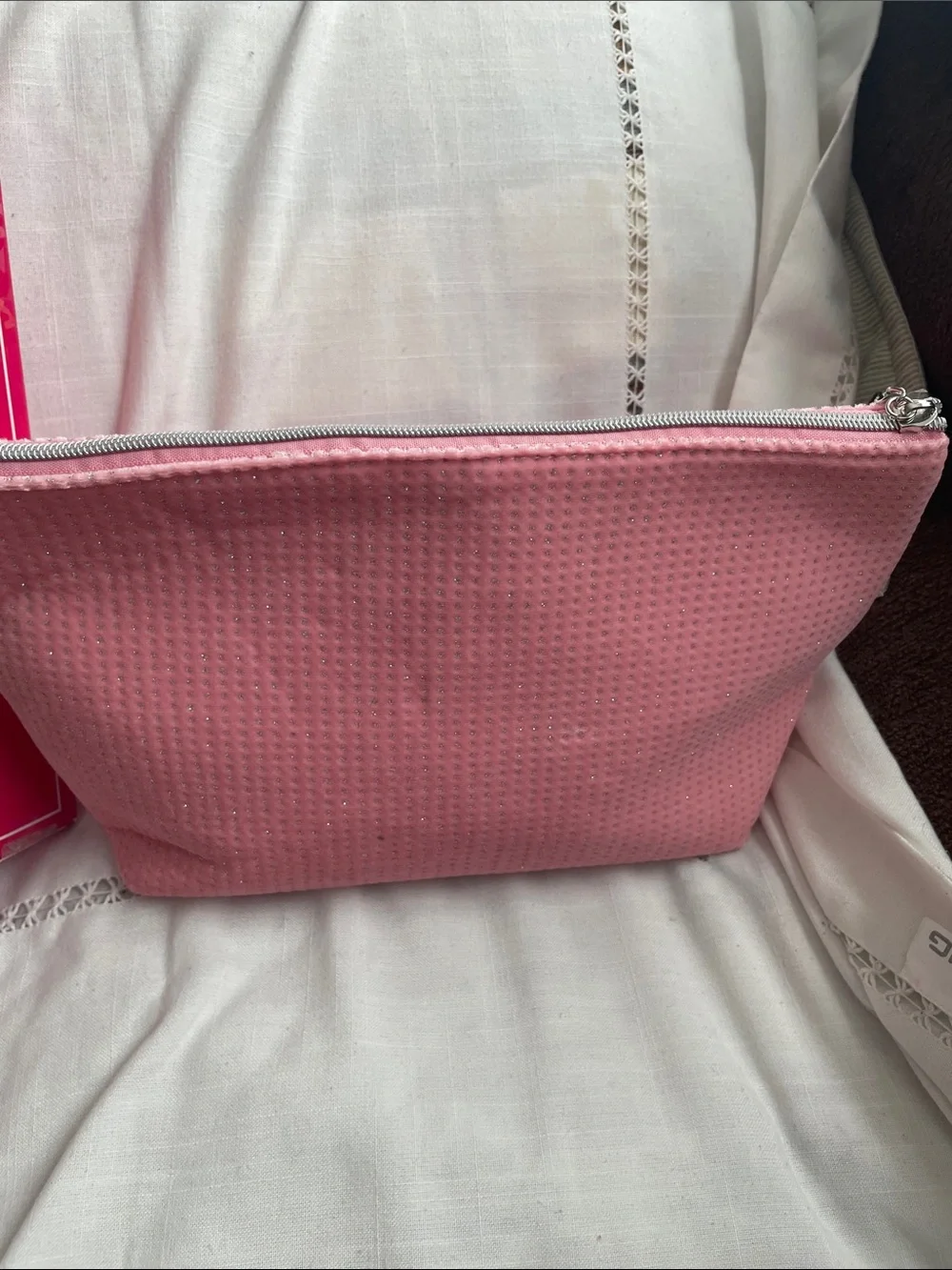 Juicy Couture Pink Cosmetic Bag,Shower Gel, Set 3 Cozy Socks & 2 Bath Bombs NWT